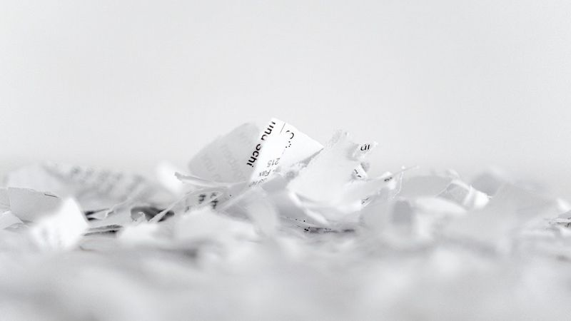 destrucción de documentos