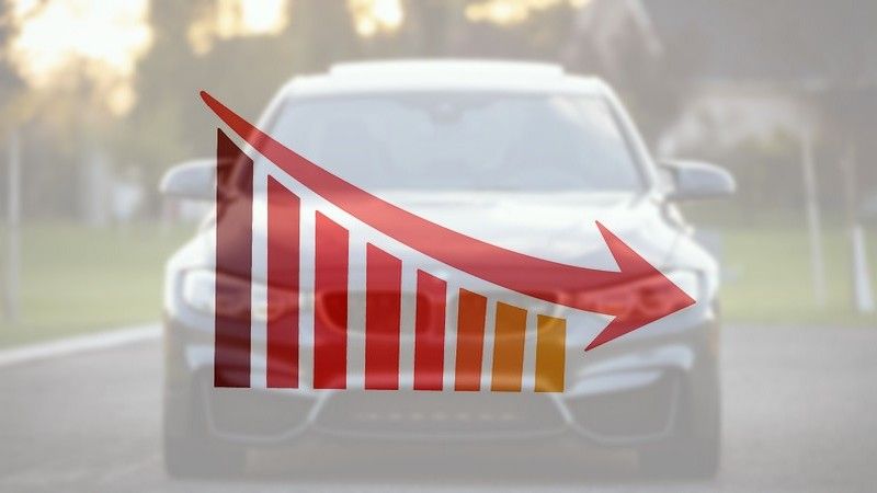 pérdida valor coche matriculado